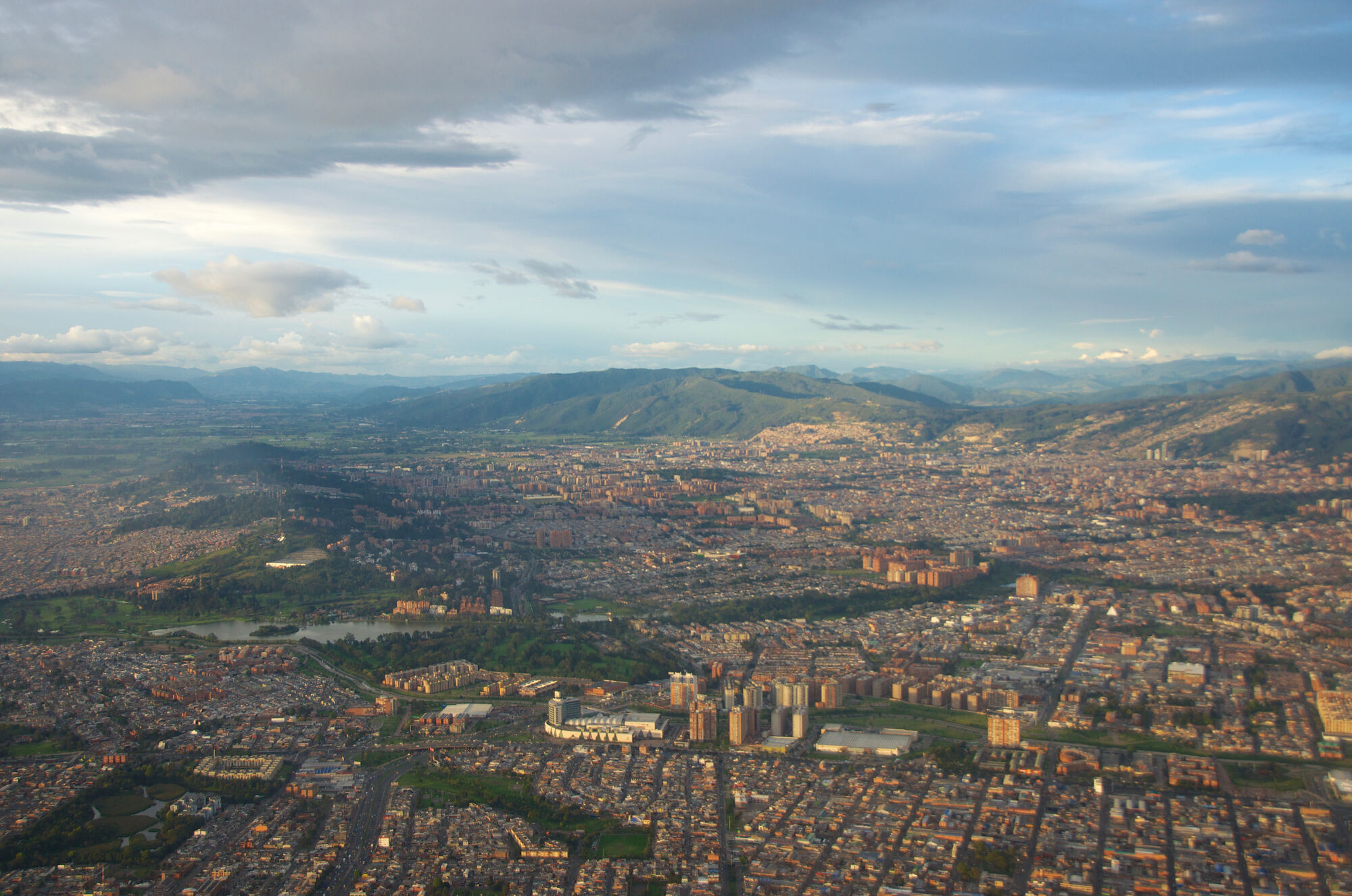 Bogota vue du ciel