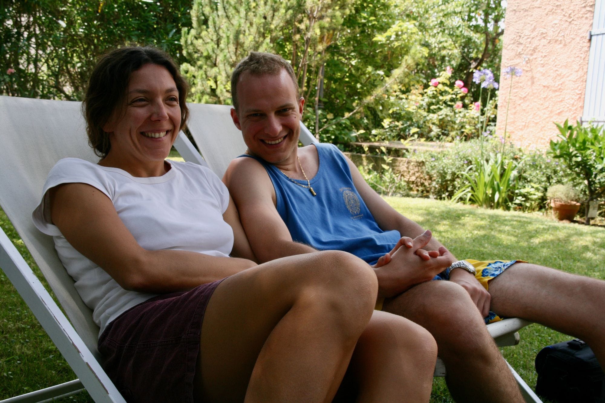 Dans le jardin