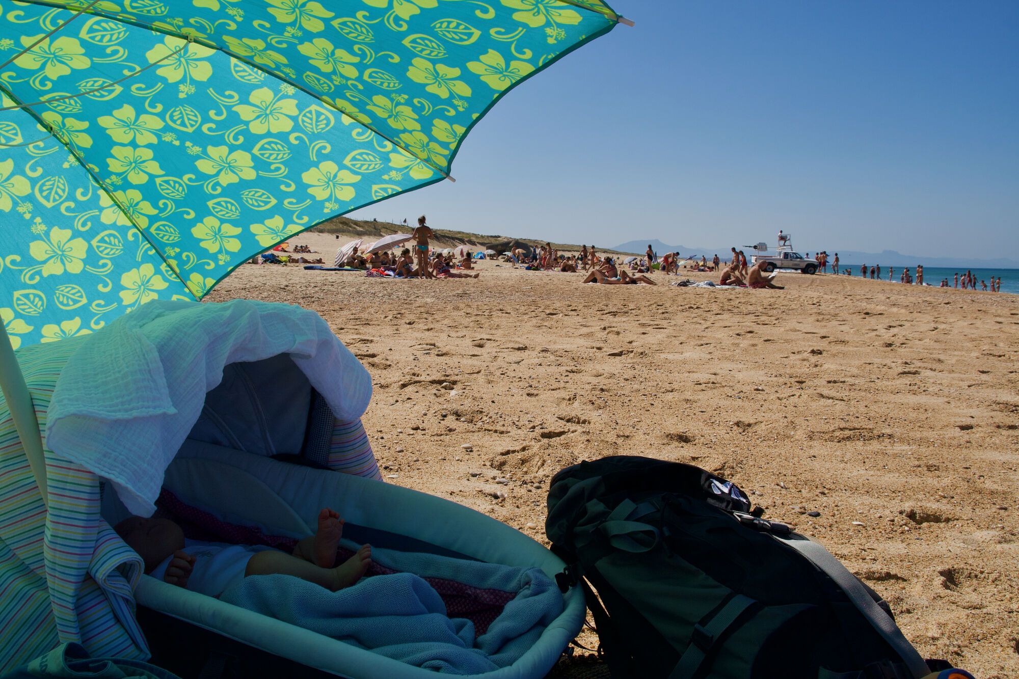 A la plage dans les Landes