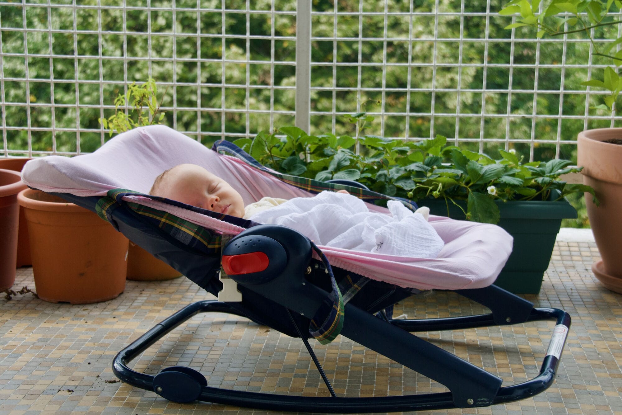 Sieste sur le balcon