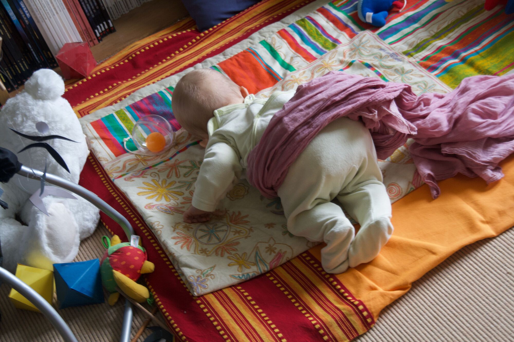 Roulez-roulez sur le tapis