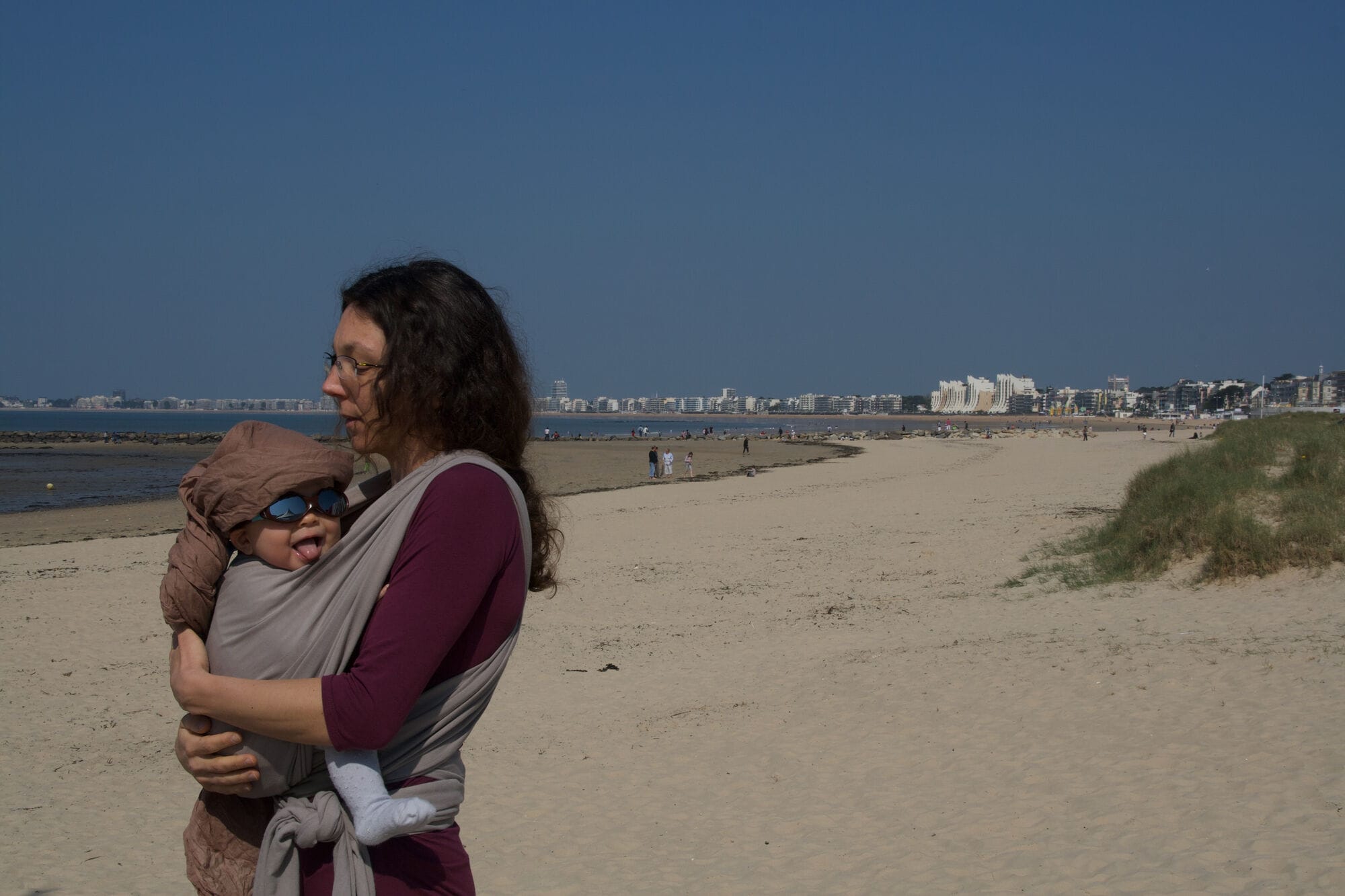 Sur la grande plage
