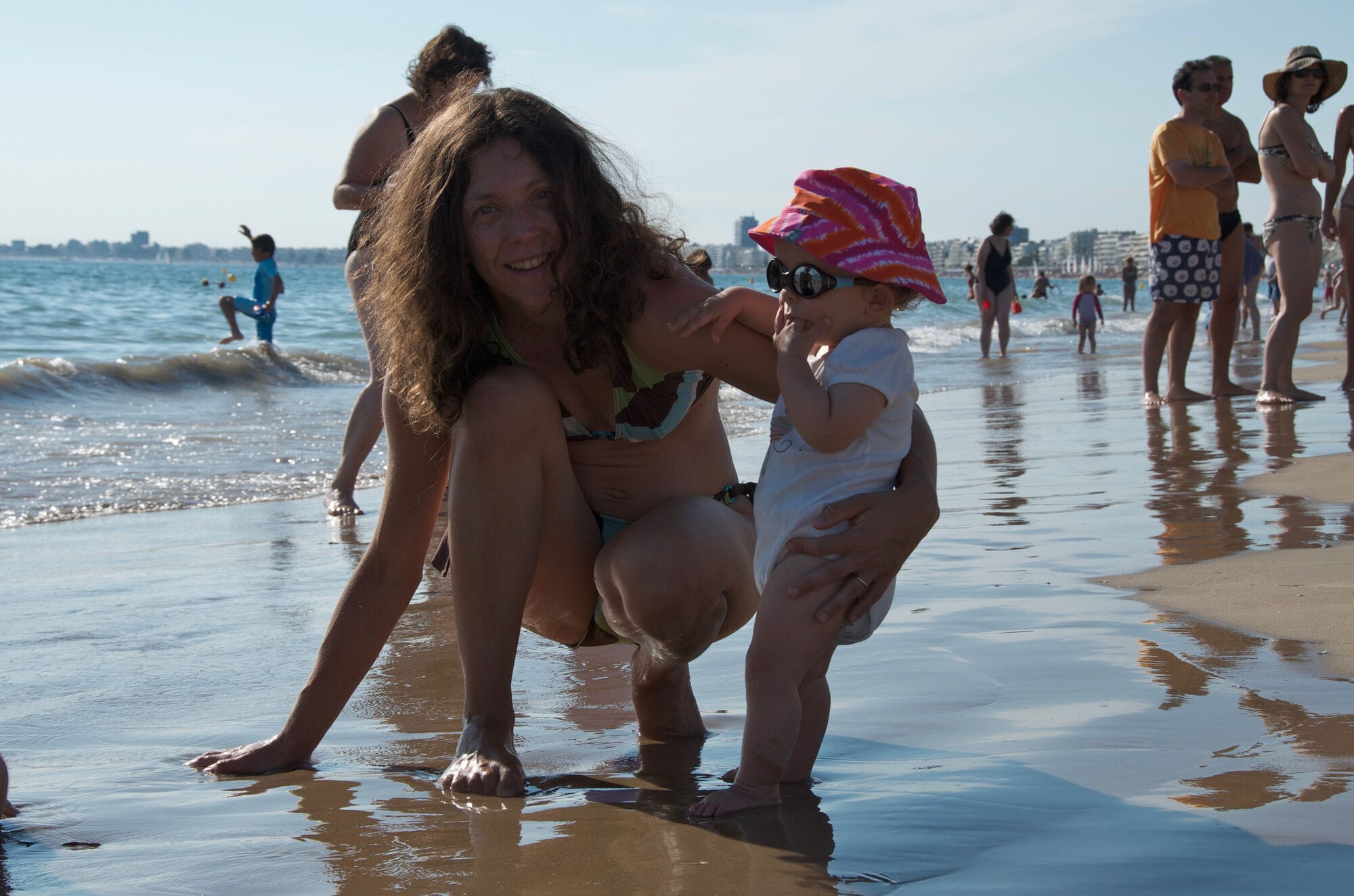 Des petits pieds dans le sable