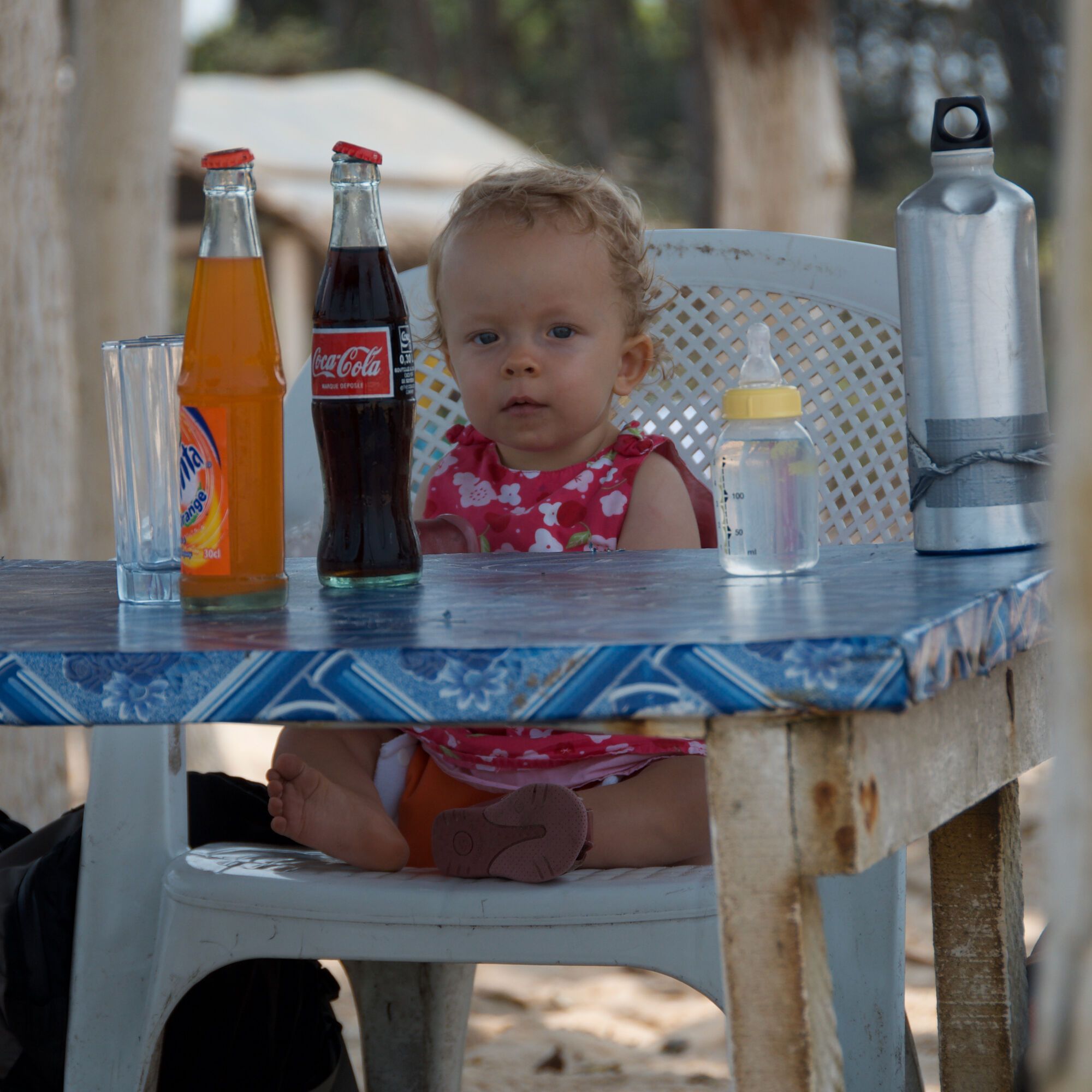 Apéro sous la paillotte