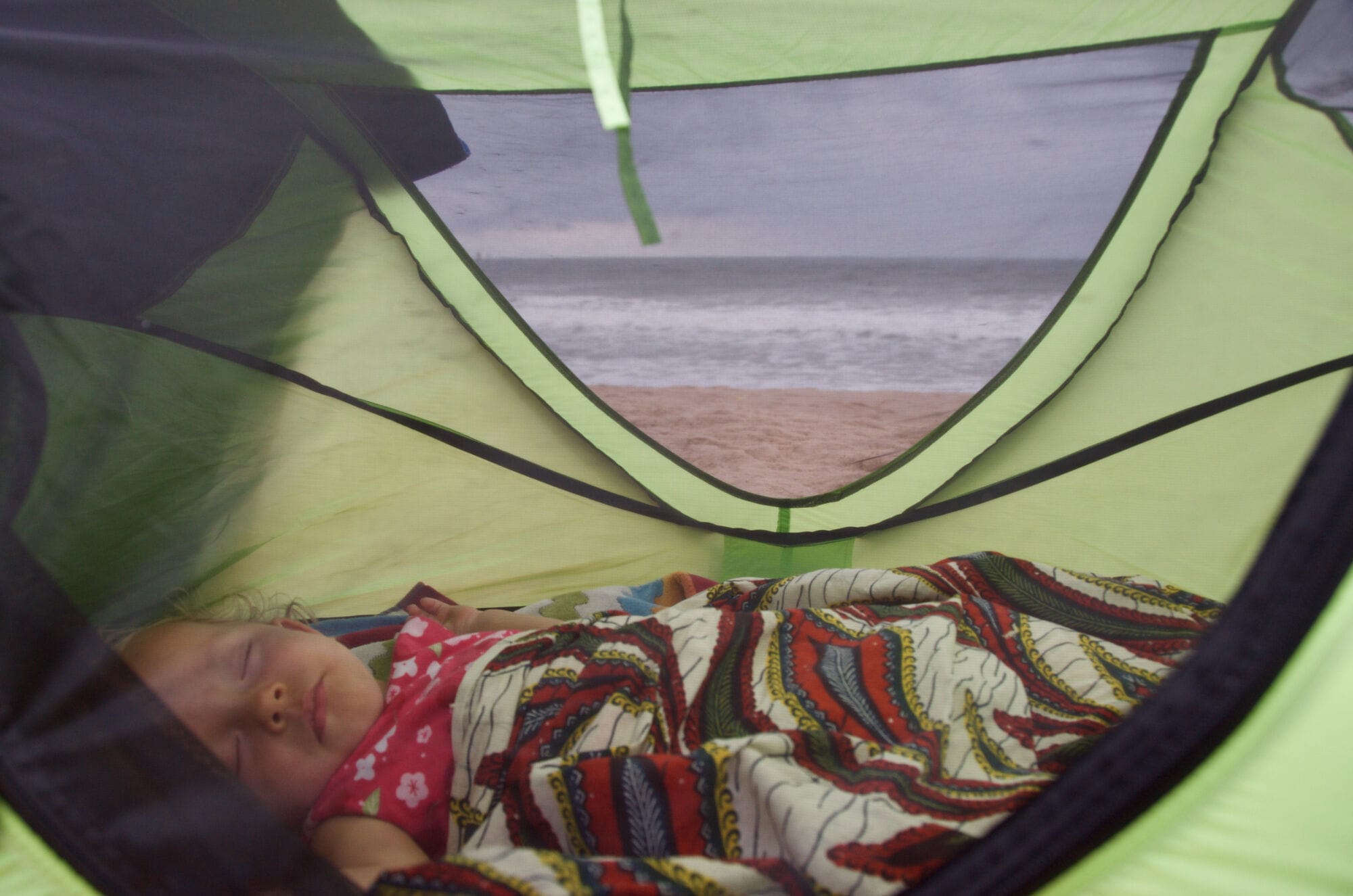Sieste à côte sauvage