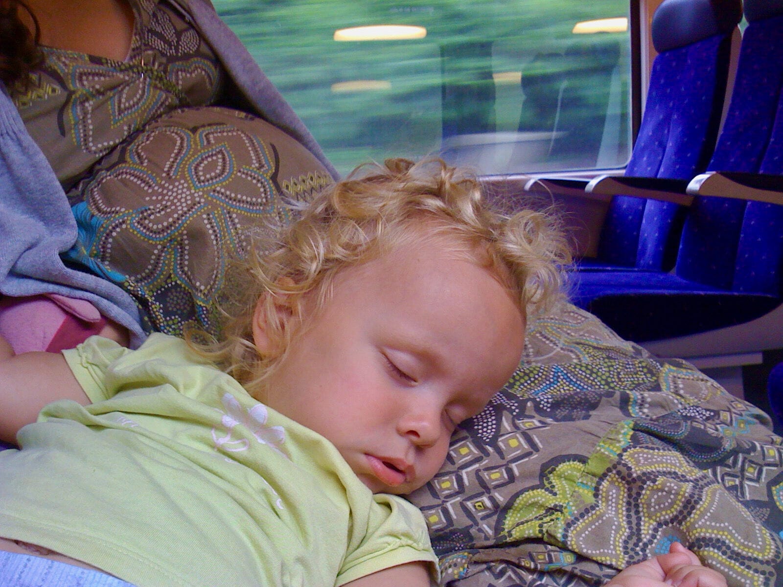 Laura en train