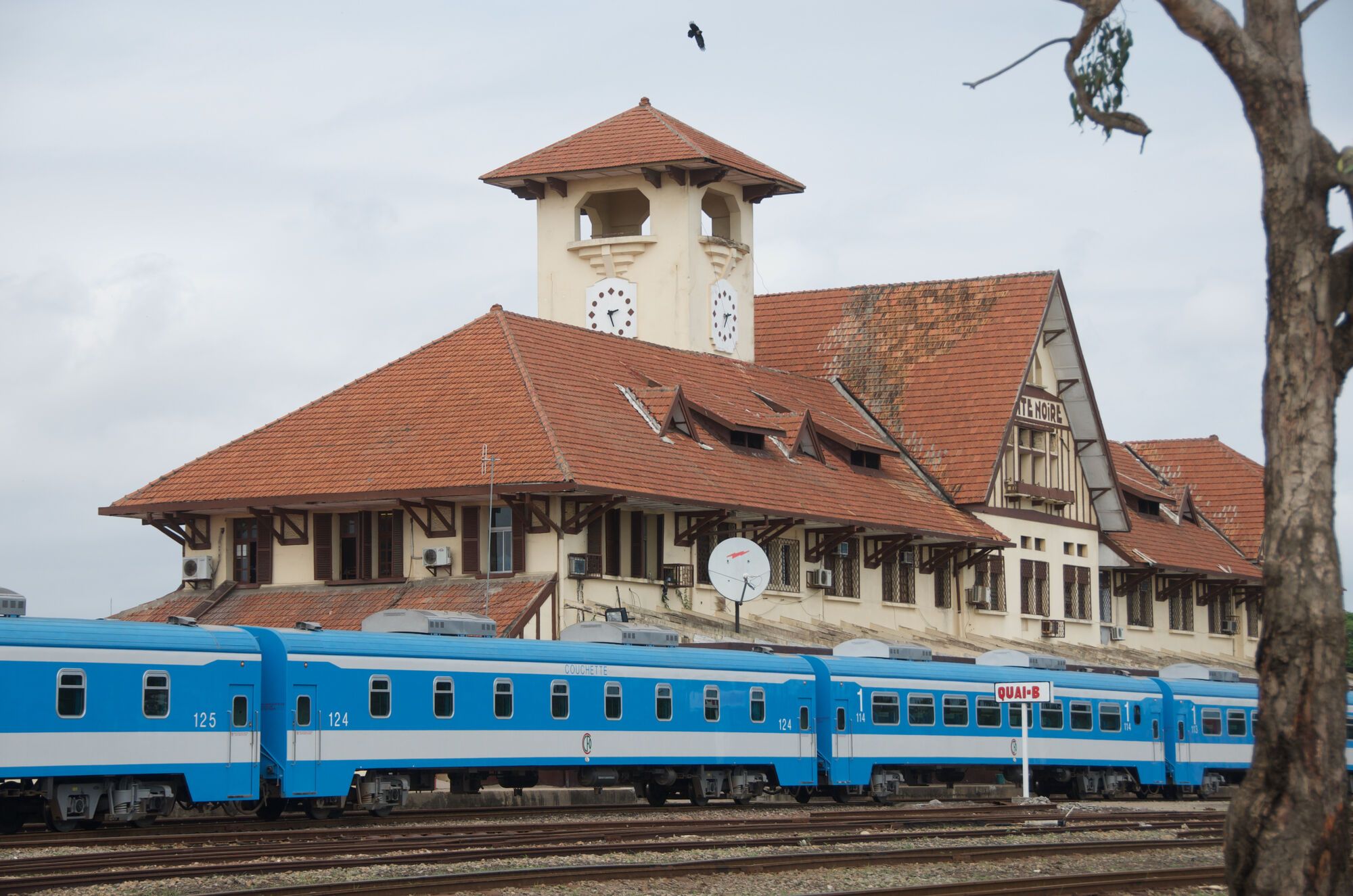 La Gazelle quitte la gare