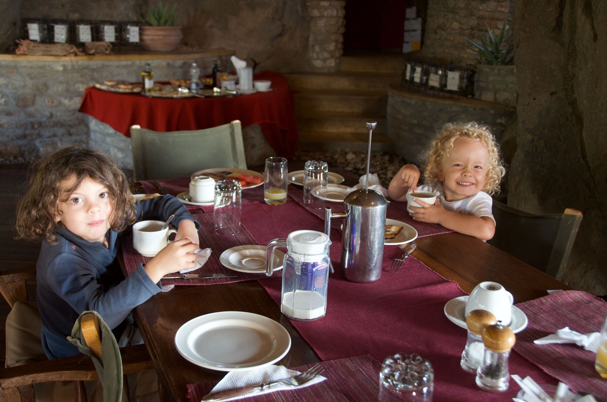 Petit matin au lodge