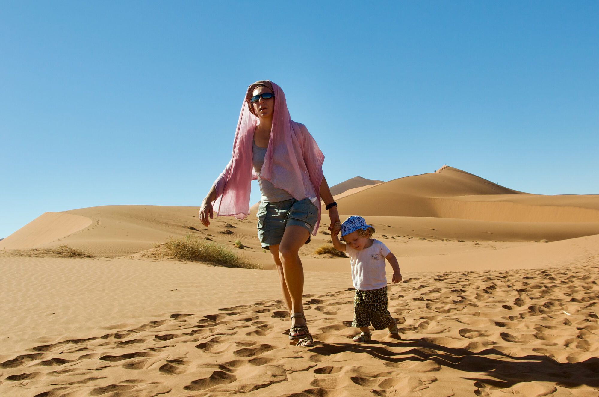 Dans le sable de Sossusvlei