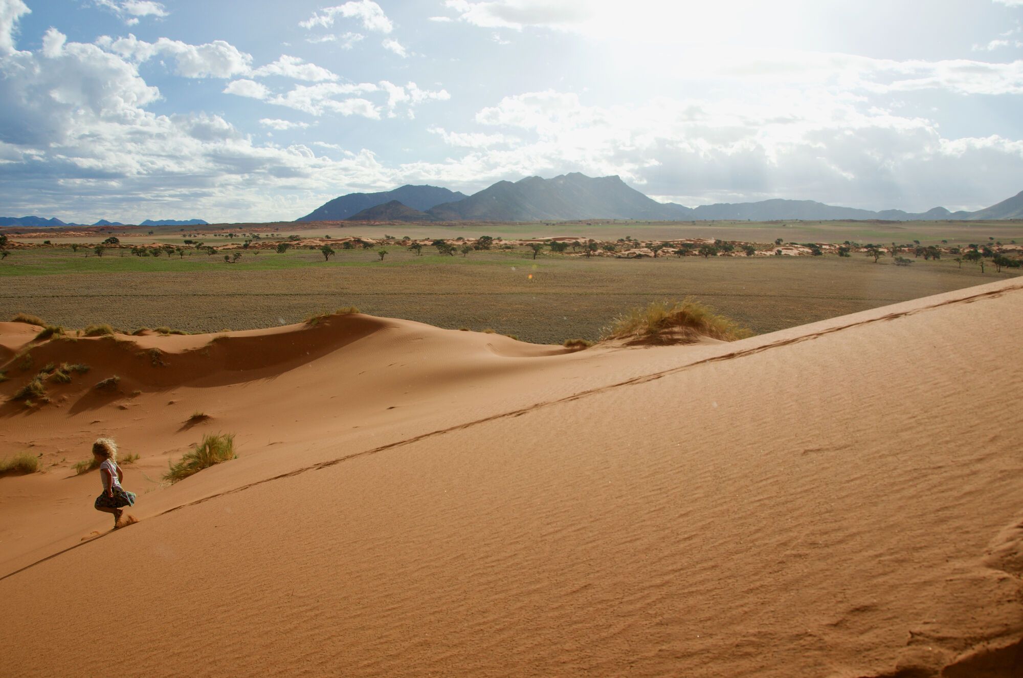 Glissades dans les dunes