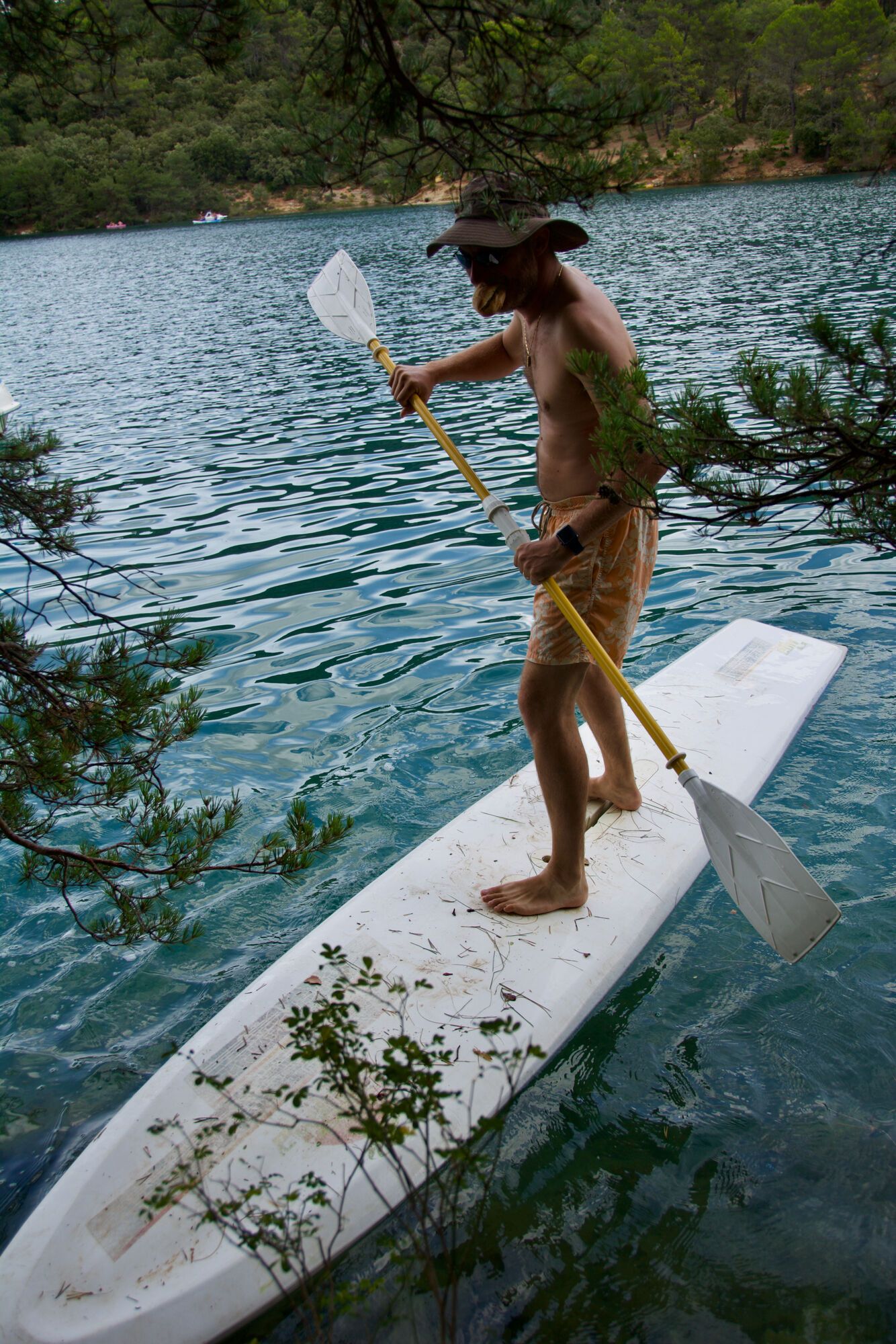 SUP vs pédalo