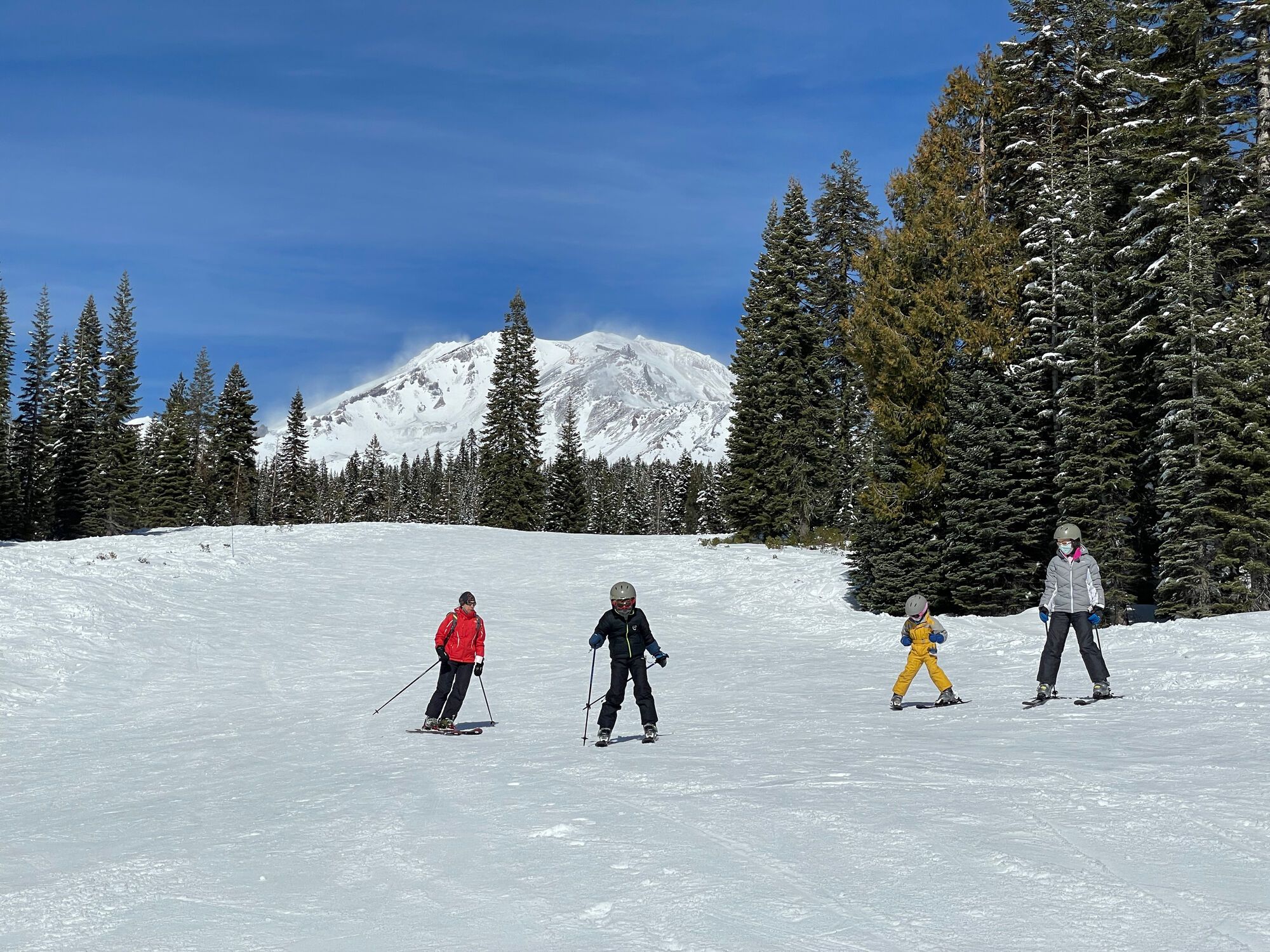 Ski sous le soleil