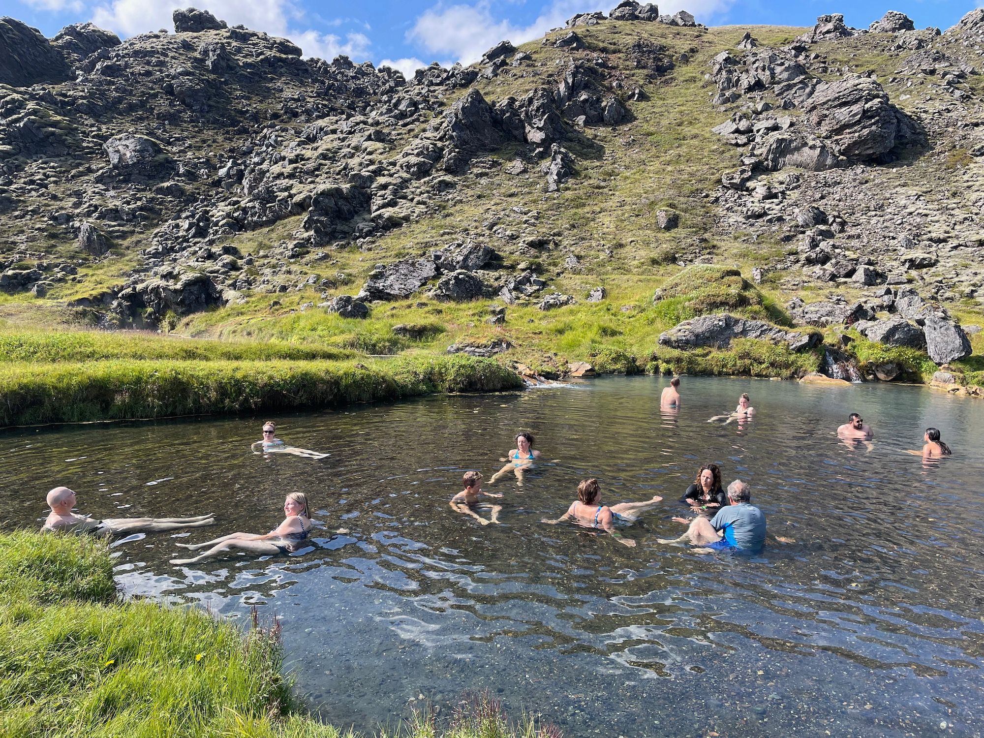 Camping et source chaude