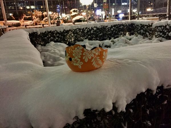La neige à vélo